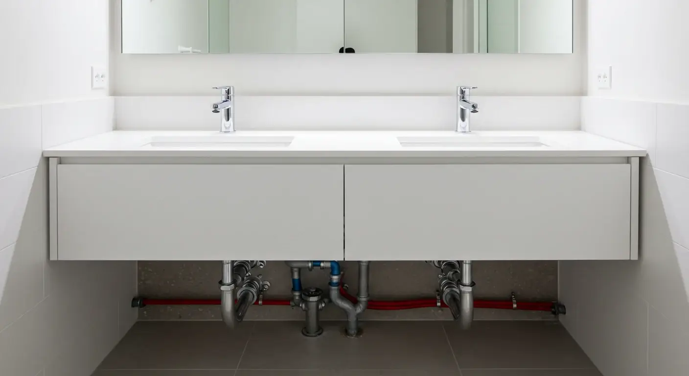 Dual Bathroom Sink Installation in longmont