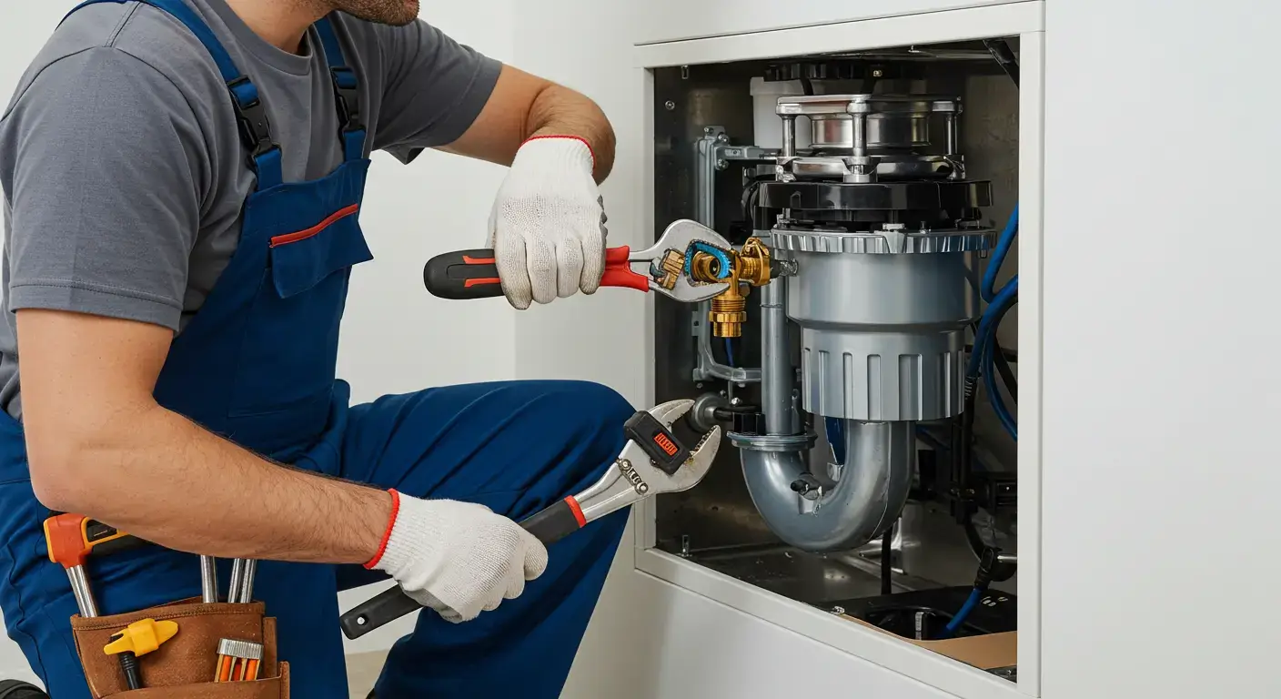 plumber is doing garbage disposal service in Longmont CO