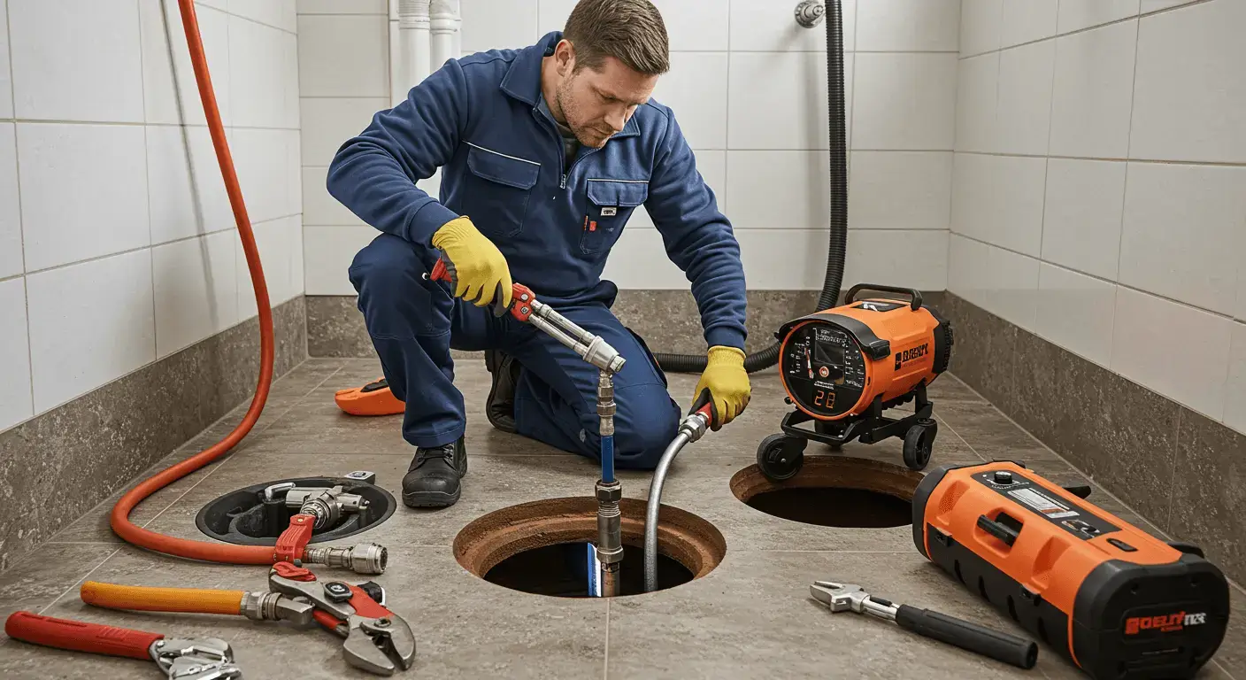 plumber is doing sewer line repairing service in Longmont CO